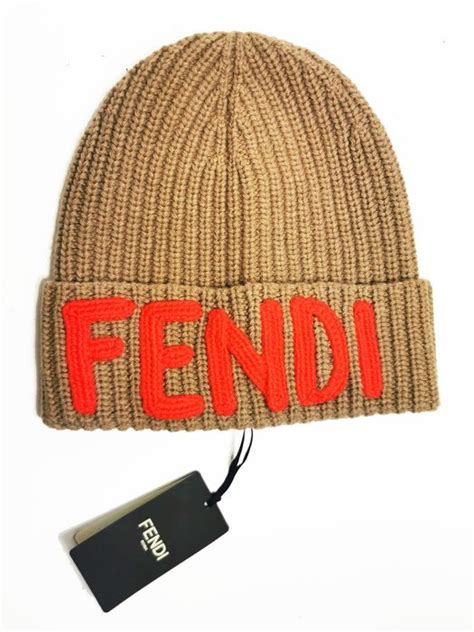 cuffia lana fendi|Cappelli Fendi in Lana Beige taglia S International .